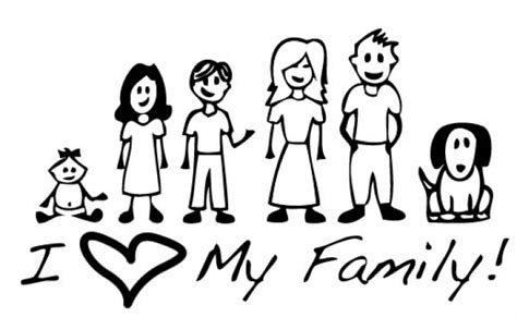 Family Members Drawing at GetDrawings | Free download