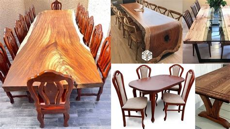 Wooden dining table design ideas / woodworking dining table set ideas ...