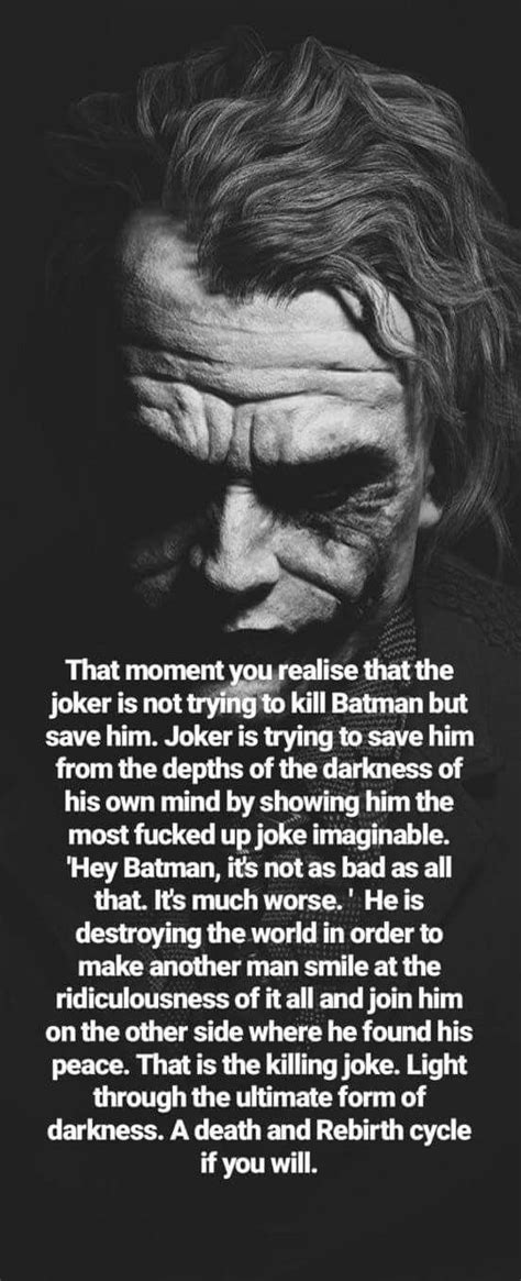 Joker Qoutes, Best Joker Quotes, Badass Quotes, Dark Quotes, Wise ...