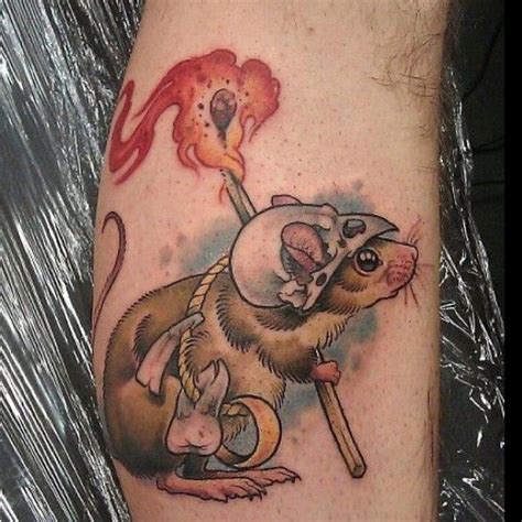 Tattoo of the day - Artist:Pawel Jankawozki - | Mouse tattoos, Animal ...