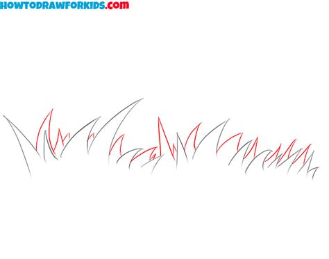 How to Draw Grass - Easy Drawing Tutorial For Kids