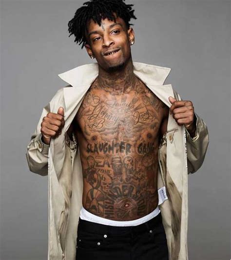 21 Savage tells the Meanings and Stories behind his Tattoos - Tattoo Me Now