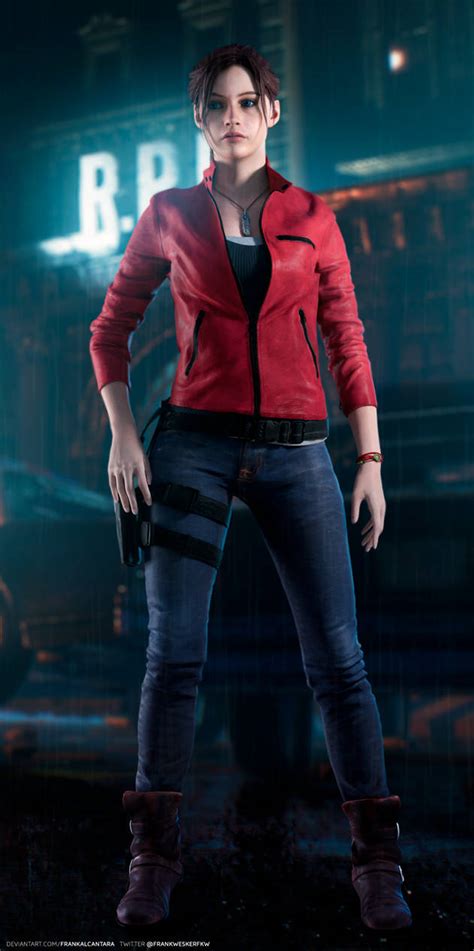 Claire Redfield - RE2 REMAKE (Full-body Render) by FrankAlcantara on ...