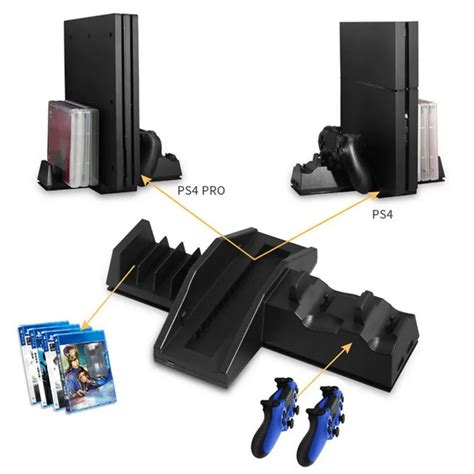 Aliexpress.com : Buy For PS/ PS4 Pro Console Multifunction Dock Dual ...