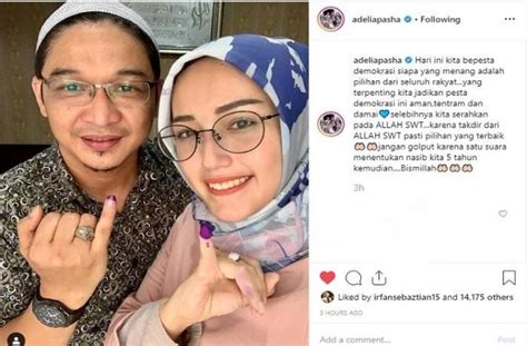 Kompak Banget, 7 Artis yang Nyoblos ke TPS Bareng Pasangan