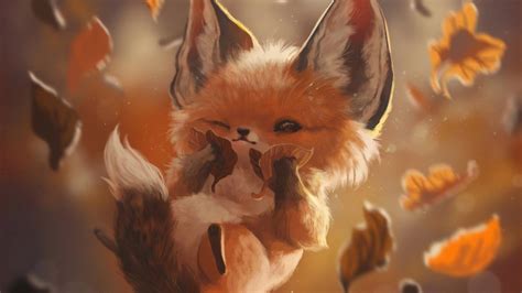 Cute Fox Art Wallpapers - Top Free Cute Fox Art Backgrounds ...