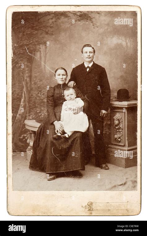 old family photo. nostalgic vintage background Stock Photo - Alamy