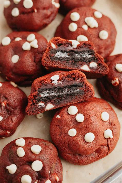 Red Velvet Oreo Cookies - Alpine Ella