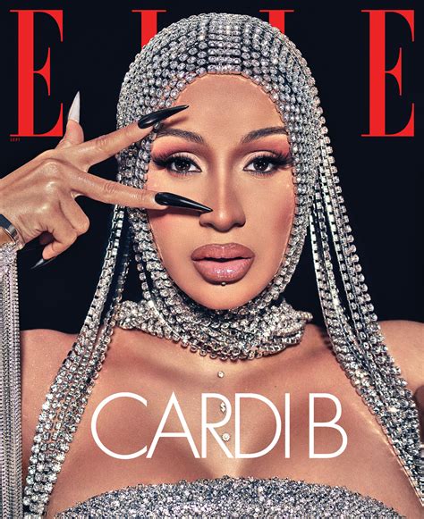 Cardi B Covers Elle Magazine's September Issue