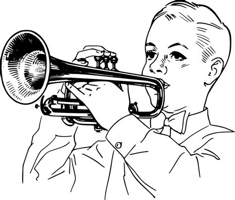 Trumpet clip art free - WikiClipArt