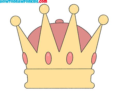 How to Draw a King Crown - Easy Drawing Tutorial For Kids