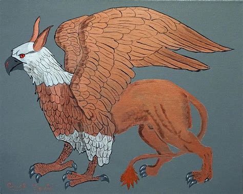 The Griffin Painting by Charles Francis - Pixels