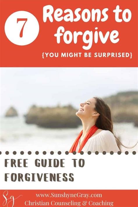 7 Benefits of Forgiveness - Christian Counseling