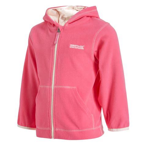 Regatta Girls' Rabbit Full Zip Fleece Hoodie