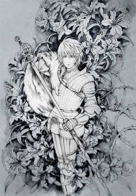 The Knight - Flower and Armor by setsuna1111 on DeviantArt