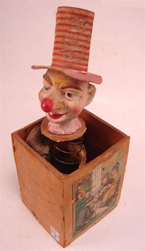 Antique Jack In The Box Toy. Not In Working Condi | Creepy toys ...