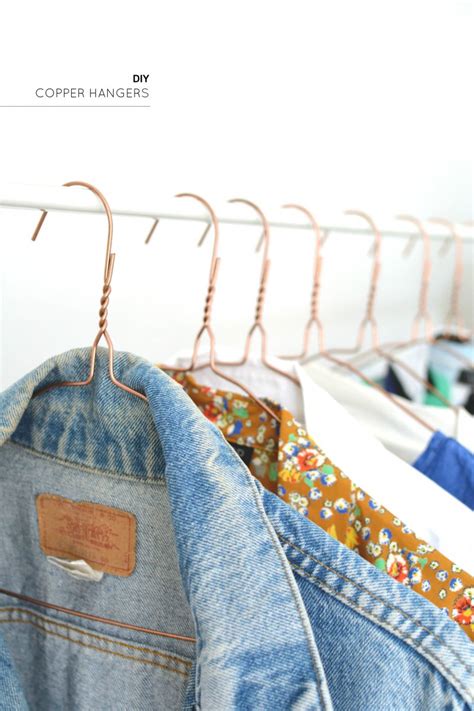 DIY copper coat hangers — Caroline Burke | Burkatron