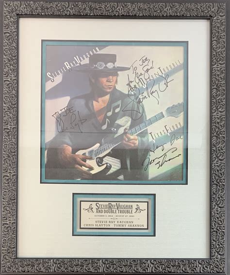 Lot Detail - Stevie Ray Vaughan & Double Trouble Group Signed "Texas ...