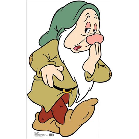 Seven Dwarfs Sleepy-Lifesized Standup Cutout | Cartoon drawings, Disney ...