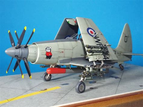 Trumpeter 1/72 Westland Wyvern S.MK.4 built almost from the box with ...