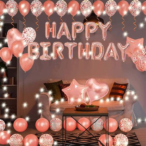 Download Birthday Party Background Pink Decorative Balloon | Wallpapers.com