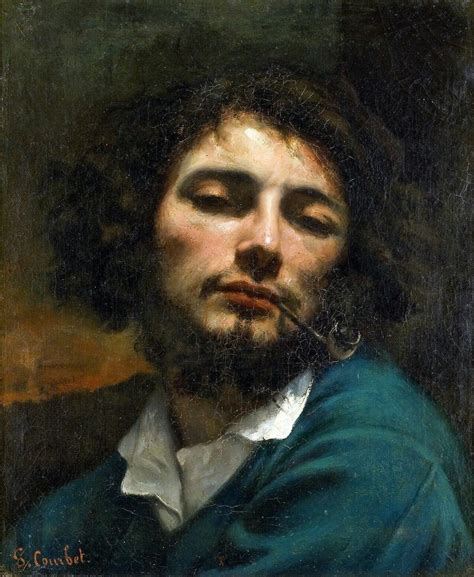 Self Portrait with Pipe by Gustave Courbet | Obelisk Art History