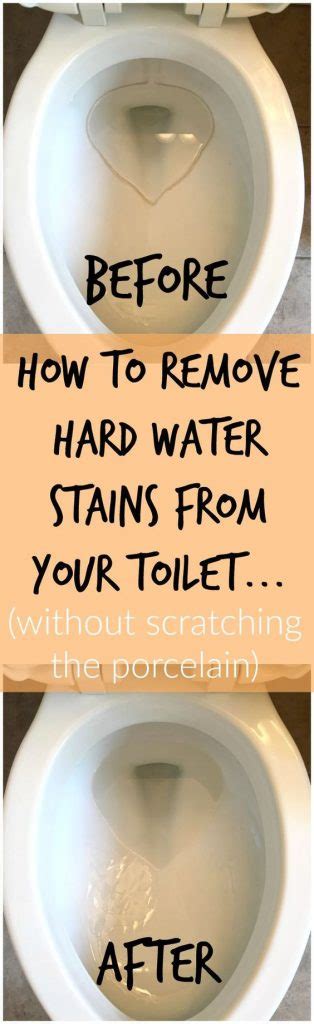 How to Remove Hard Water Stains from Toilets - The Forked Spoon