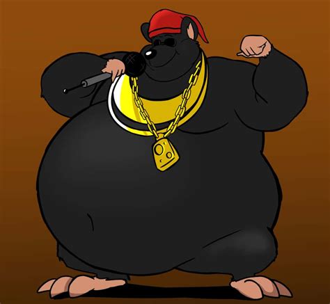 Download Biggie Cheese Rapping Cartoon Character Wallpaper | Wallpapers.com