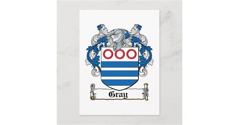 Gray Family Crest Postcard | Zazzle