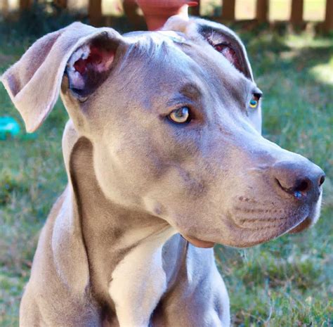 Weimaraner Pitbull Puppies