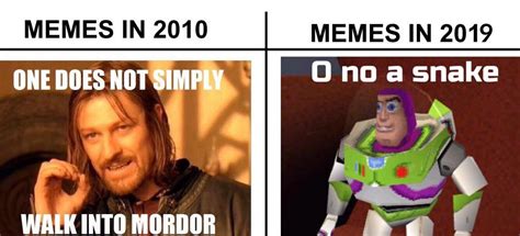 Memes in 2010 vs memes now : r/memes