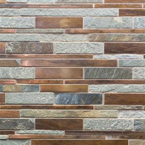 Copper Canyon Metallic Mosaic | Copper mosaic, Copper mosaic backsplash ...