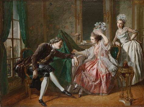 Louis-Rolland Trinquesse, French, 1745-c. 1800, An Elegant Interior ...