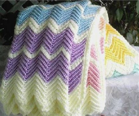 Free Knitted Ripple Afghan Pattern - Knitting Patterns