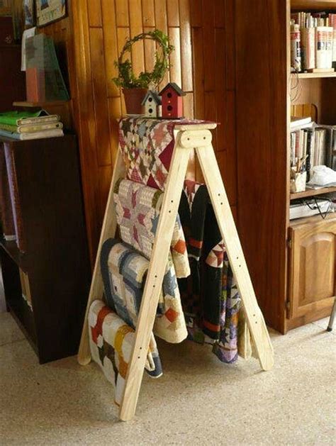 Create a DIY Quilt Stand for a Small Space - Quilting Digest