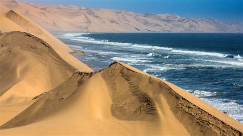 Desert Dune Landscape Namibia Ocean Sand Wallpaper - Resolution ...