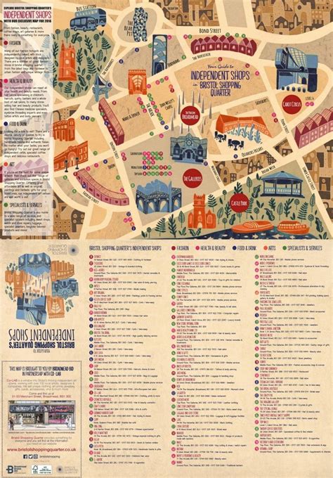 Bristol shopping map Bristol Shopping, Bond Street, Maps, Health And ...