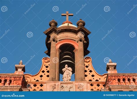 San Luis Potosi Cathedral stock image. Image of mexico - 94398877