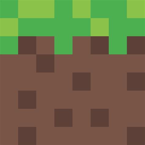 Pixilart - minecraft dirt block by Anonymous