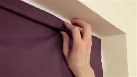 How to install a standard roman blind - YouTube