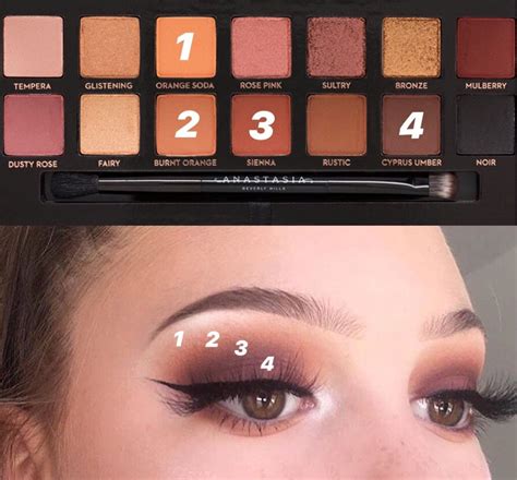 Anastasia Beverly Hills soft glam palette look | Smokey eye for brown ...