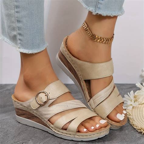 Comfortable Wedge Sandals - Free Returns Within 90 Days - Temu