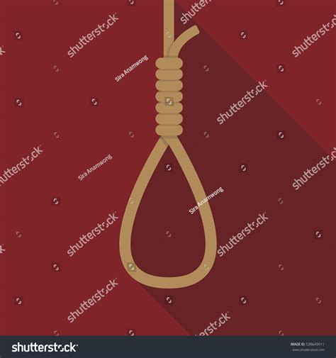 Rope Hanging Loop Vector Illustration Stock Vector (Royalty Free ...