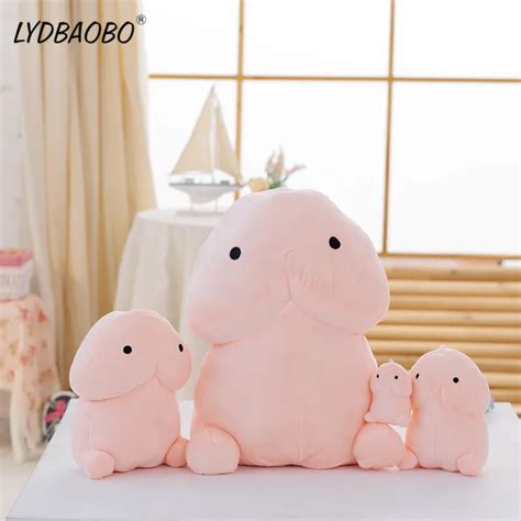 LYDBAOBO 1PC 50CM Happy Toy Penis Toy Pink Soft Stuffed Cotton Plush ...