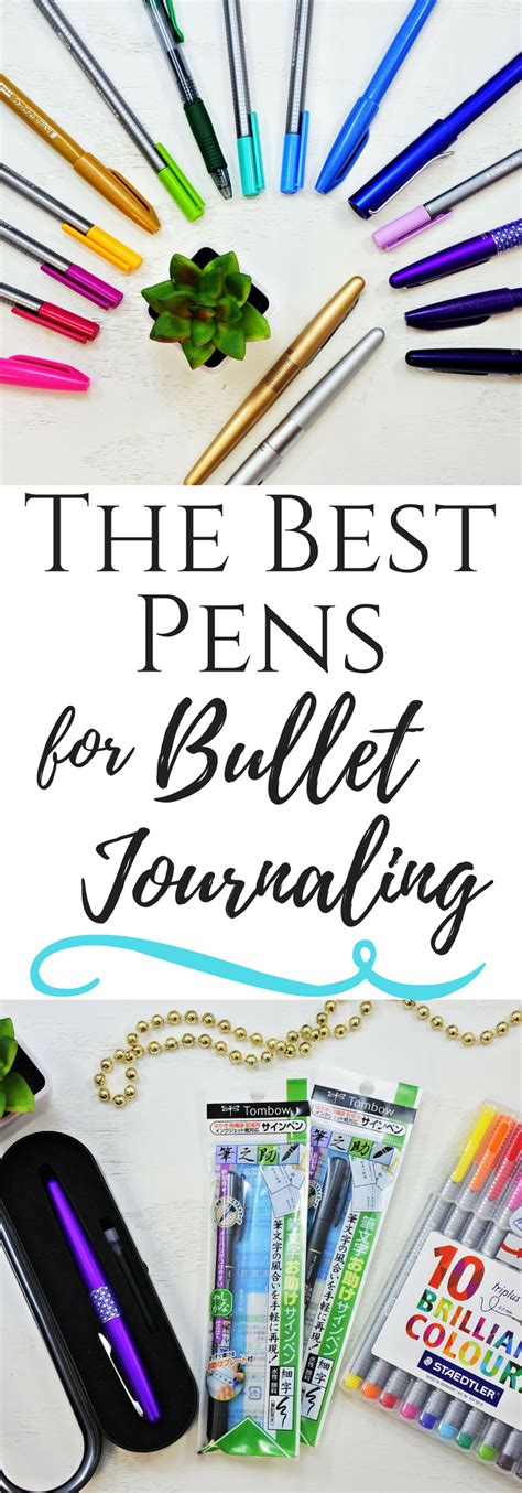 The Best Pens for Bullet Journaling - 8 affordable options! | Pens for ...