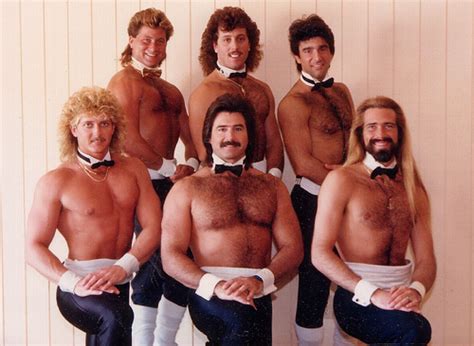 Super cheesy photos of male Chippendales dancers from the 1980s ...