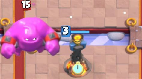 LEVEL 15 ELIXIR GOLEM vs LEVEL 3 INFERNO TOWER - YouTube