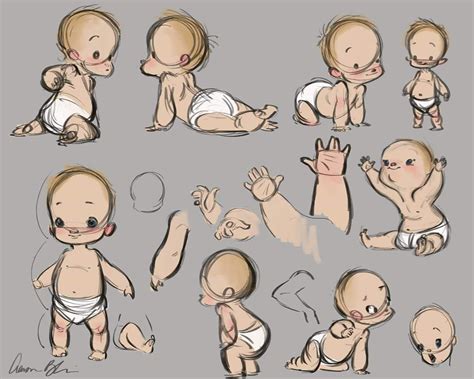 Twitter | Baby drawing, Baby illustration, Character design