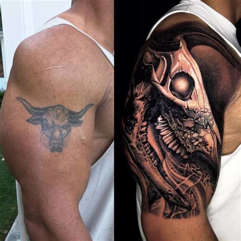 The Evolution of Dwayne "The Rock" Johnson's Bull Tattoo - TatRing