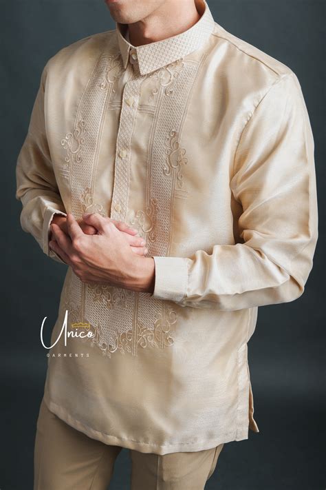 BARONG TAGALOG ARMAN In Beige | ubicaciondepersonas.cdmx.gob.mx